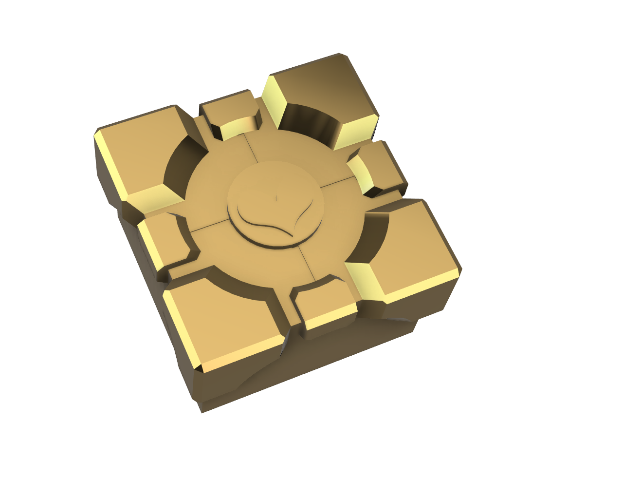 Metal CNC Machined Keycap (Tall)- Cube