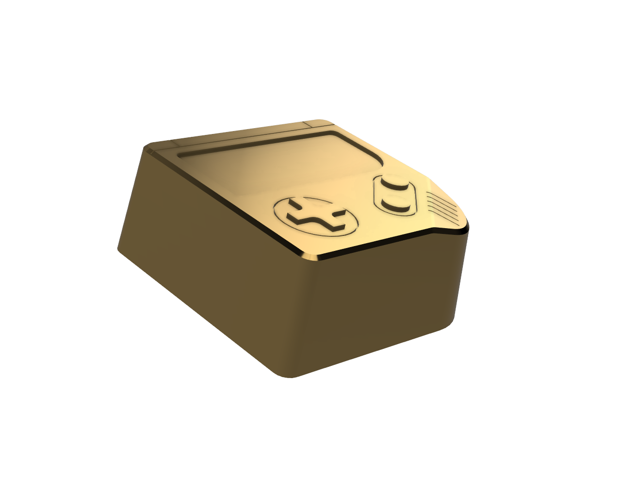 Metal CNC Machined Keycap (Low Profile)- DMG Game Boy