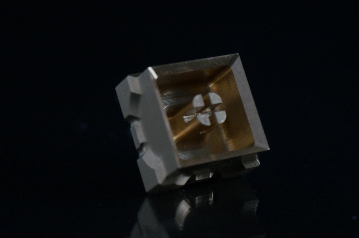 Metal CNC Machined Keycap (Tall)- Cube