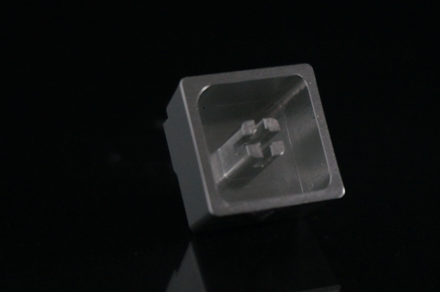 Metal CNC Machined Keycap (Tall)- Game Cartridge Silver