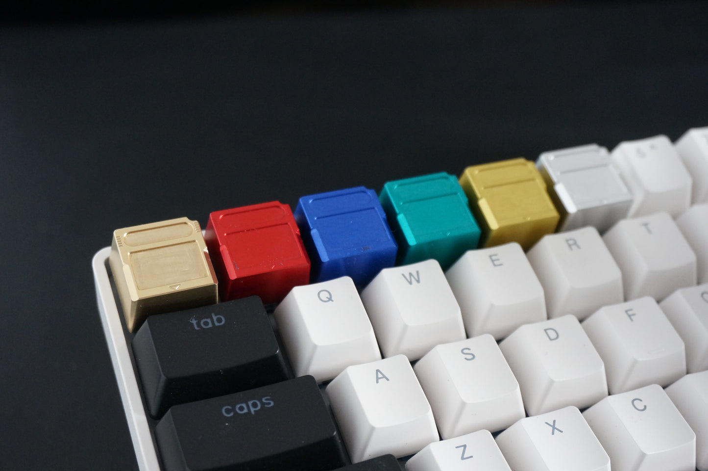 Metal CNC Machined Keycap (Tall)- Game Cartridge Brass
