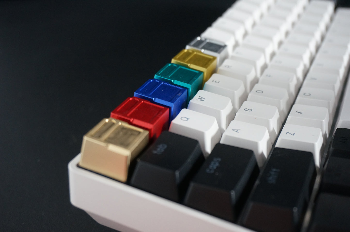 Metal CNC Machined Keycap (Tall)- Game Cartridge Blue